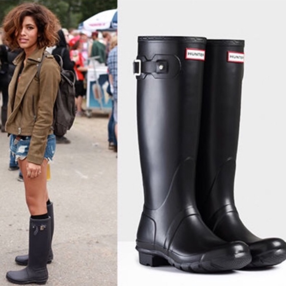 Hunter rain boots LIKE NEW